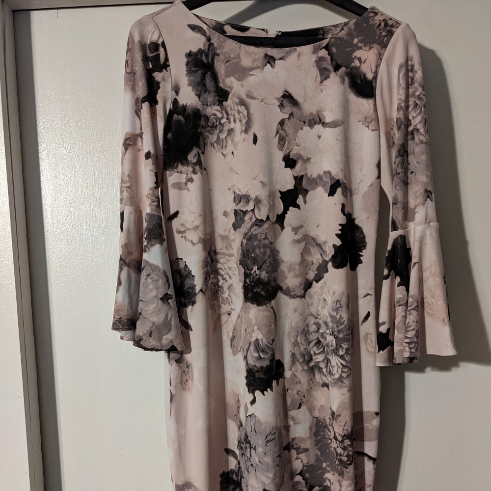 Calvin Klein floral sheath dress